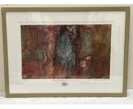 CELIA NANCARROW. BRITISH CONTEMPORARY  Inextinguishable I; Inextinguishable II. A pair. Aigned and inscribed. Print on paper 
