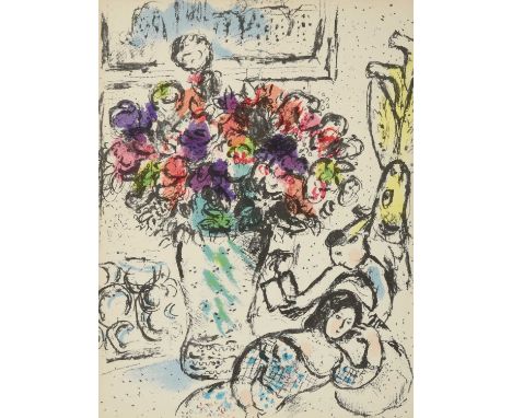 Marc Chagall (1887-1985)"Les Anémones"Lithograph no. 730, 1973, 30.5cm by 23cmProvenance: Walker Galleries Ltd., Harrogate Co