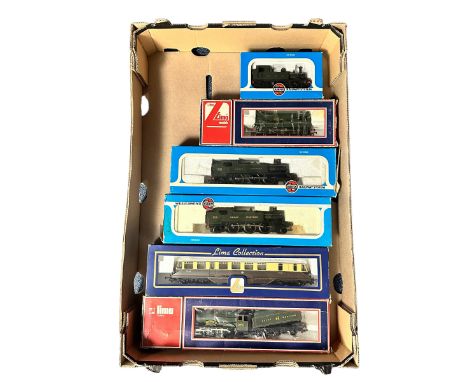 OO gauge locomotive collection, generally excellent in good or better boxes, with Lima (3) including GWR Railcar No. 205132A7
