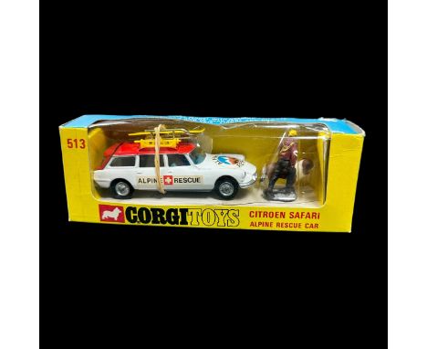 Corgi Citroen Safari Alpine Rescue No. 513, generally excellent in good plus box (small tear to R/H top &amp; light Cellophan