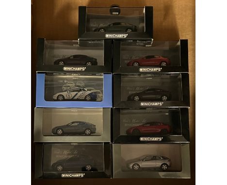 Minichamps 1/43rd scale 1996 Ford Puma collection, generally excellent in excellent to good plus plastic case boxes. Nos. 430