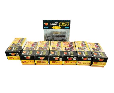 1960s Corgi Classics collection, generally excellent in excellent to good plus illustrated lift-off lid boxes including leafl