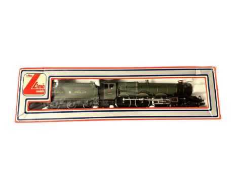 Lima GWR green 6000 King George V 4-6-0 locomotive and tender No. 205103MW, generally excellent in good plus window box. Cont