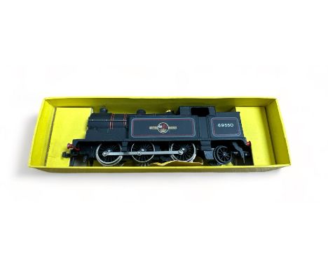 Hornby Dublo 2-rail BR black 69550 0-6-2T locomotive No. 2217, generally excellent in good plus yellow box (without lid), wit