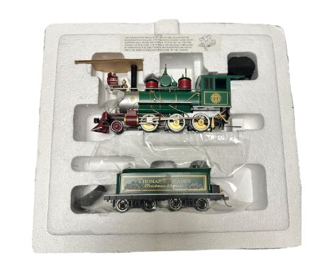 Hawthorne Village Christmas collection of Bachmann O gauge locomotives, coaches, etc., plus 00 gauge track, generally excelle
