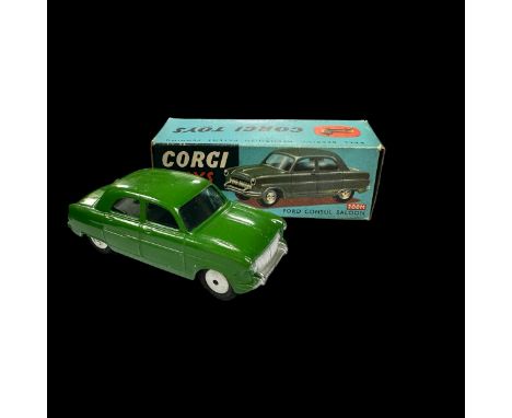 Corgi Ford Consul green with flat spun hubs No. 200M, generally good plus (some scratches to roof &amp; windscreen) in good p