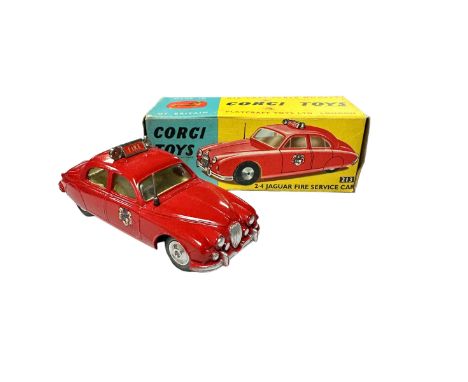 Corgi Jaguar 2.4 Litre Fire Service No. 213S, generally excellent in good plus box (213S label to one end flap, small indenta
