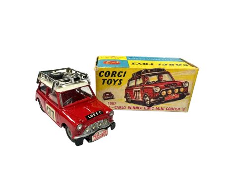 Corgi BMC Mini Cooper S 1967 Monte Carlo Rally winner #177 No. 339, generally excellent in good plus box (light crushing, ink