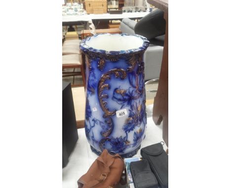 A Victorian Flo Blue Stick Stand