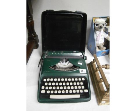 A Remington typewriter.
