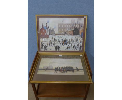 Two L.S. Lowry prints, framed