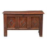 AN OAK COFFER