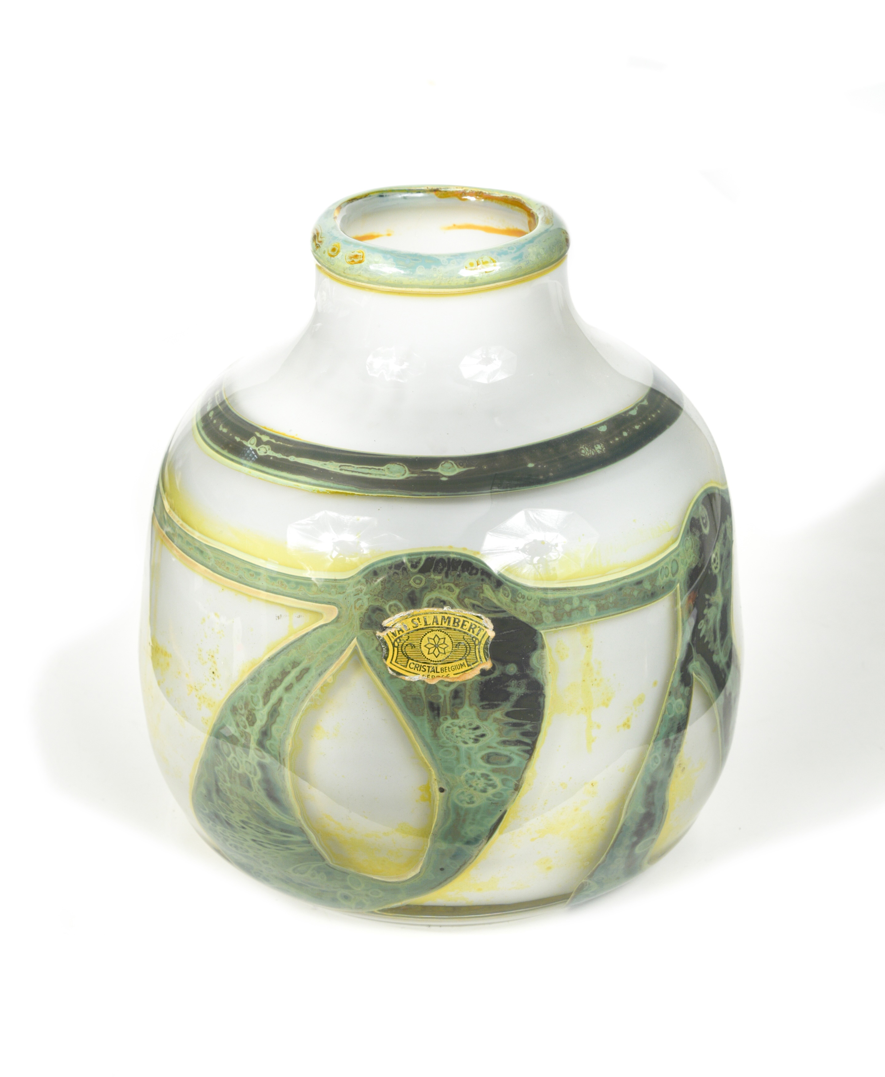 Sam Herman Born 1936 For Val St Lambert A Large Glass Vase In Cheffins Fine Art 