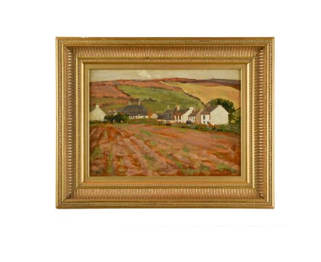 The Village, Cushendun signed 'J H CRAIG' (lower left) oil on panel 24 x 34cmFootnote: Provenance: George Connell, Belfast Sa