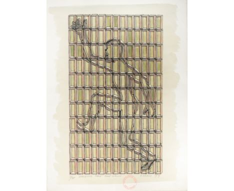 Dialectic Man signed and dated 'P. NEAGU 1979' (lower right); titled and numbered 7/45 with artist's stamp in red hand colour