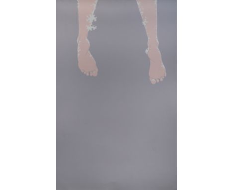 Les Pieds signed and numbered 99/100 to the reverse lithograph printed in colours 99.5 x 64cm, unframed