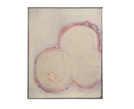 Floating Forms, c.1964 oil on board 31.5 x 26cmFootnote: Provenance: Acquired directly from the artist by Peter Simpson We ar