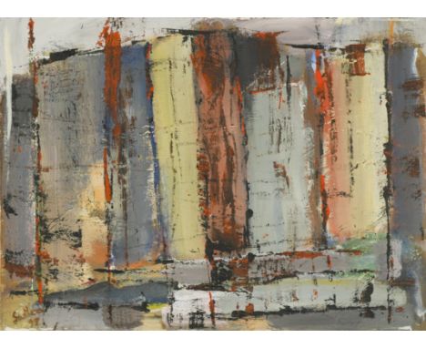 Inner City II signed and dated 'Sadler / 98' (lower left) acrylic on board 30 x 40.5cmFootnote: Exhibited Studio Exhibition, 