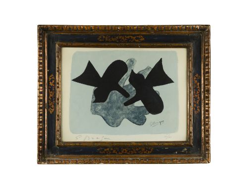 L'oiseau signed in pencil 'G Braque' (lower left); numbered 29/75 lithograph 37 x 49cmFootnote: Provenance: Collection of Mon