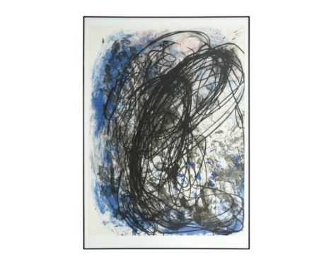 Left section of Untitled Diptych, 1984 numbered 3/50 (lower right) lithograph on wove paper 90 x 66cm