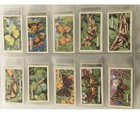 A well presented album of Vintage cigarette cards including Senior Service Ogden&rsquo;s Gallagher mainly animals birds and f