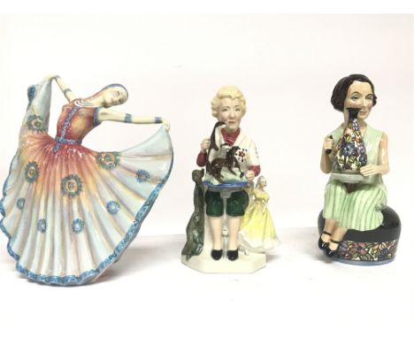 Boxed porcelain Kevin Francis figures including Peggy Davies, Charlotte Rhead & Ethereal Beauty no obvious damage or restorat