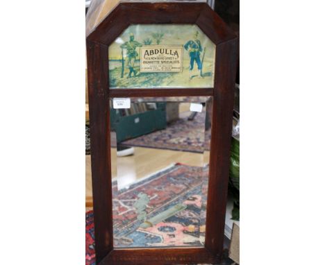 An Abdulla cigarettes advertising mirror 