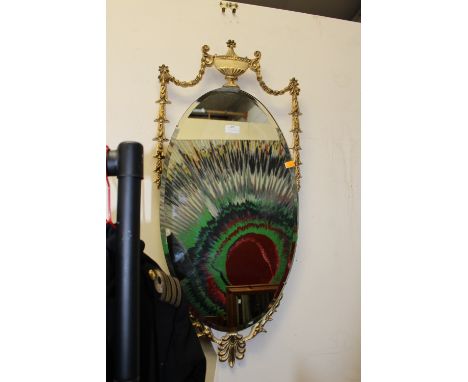 A 20th Century gilt framed mirror, in the Classical style