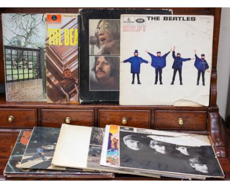 Large collection of Vinyl LP's including The Beatles, Rubber Soul, Let it be, White Album, and more plus Fairport Convention,