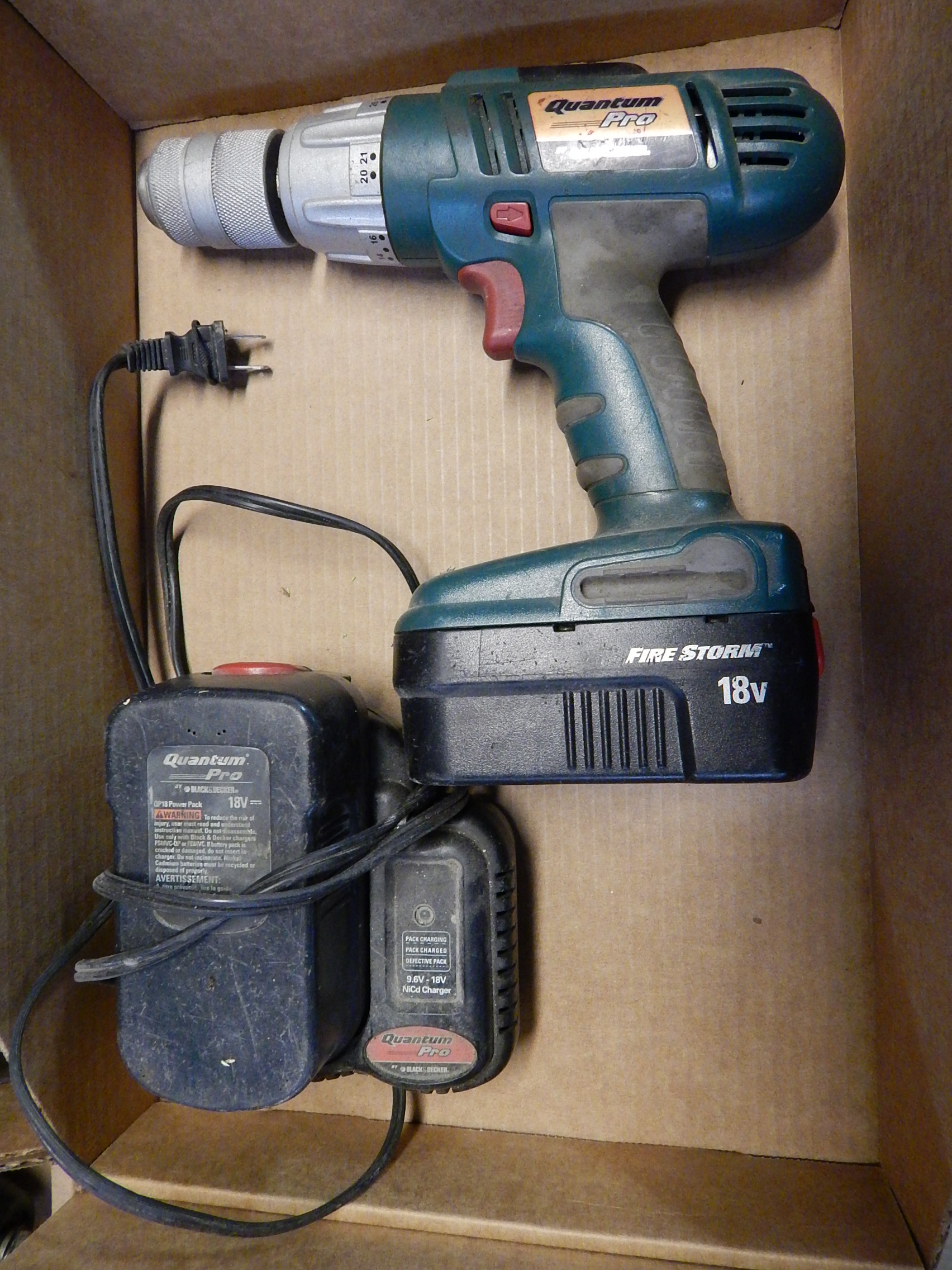 Image of Black & Decker Quantum Pro QP1800 drill at eBay