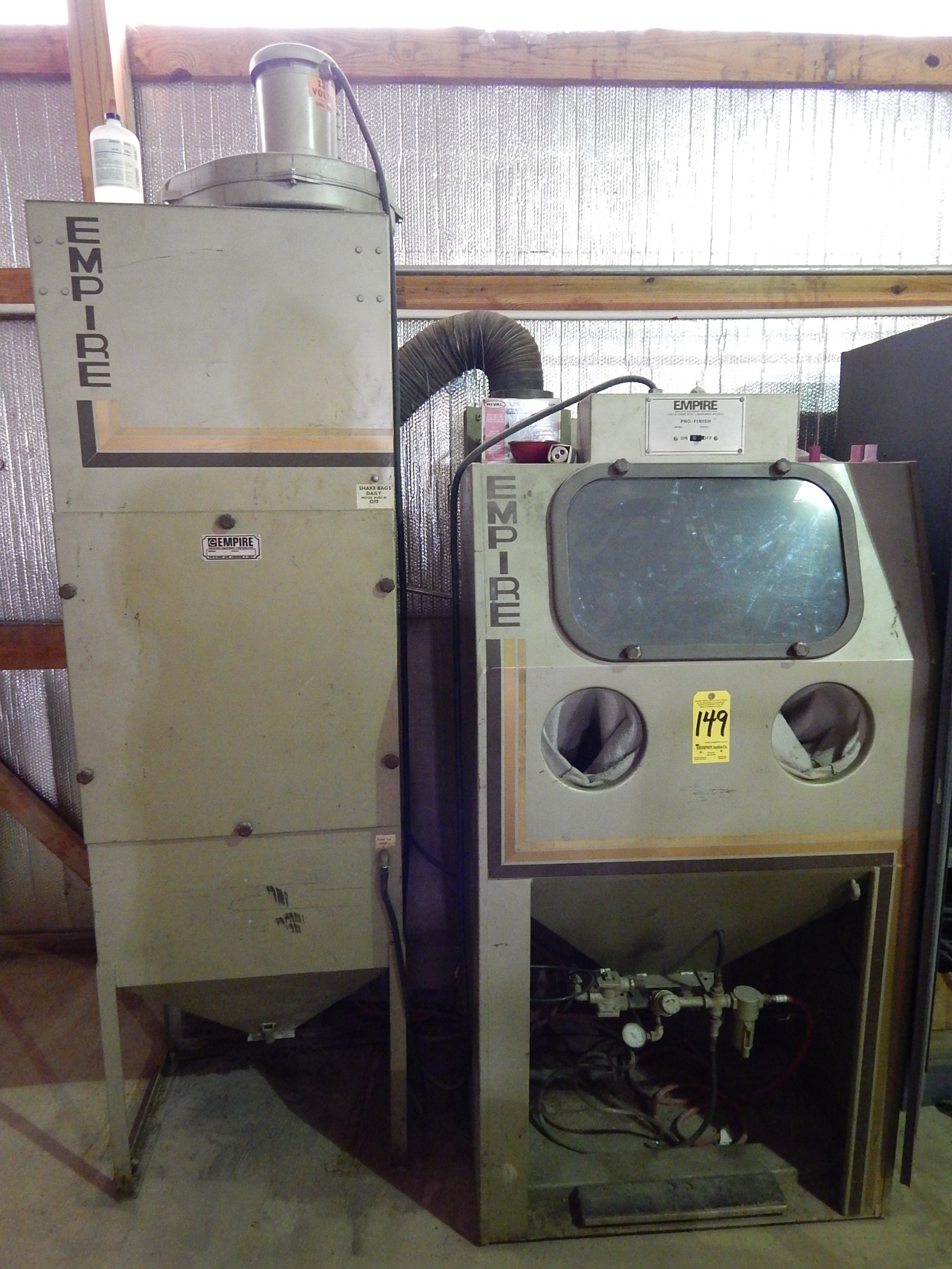 Empire Model PF2636 Dry Blast s/n 2252, with Empire DCM80A
