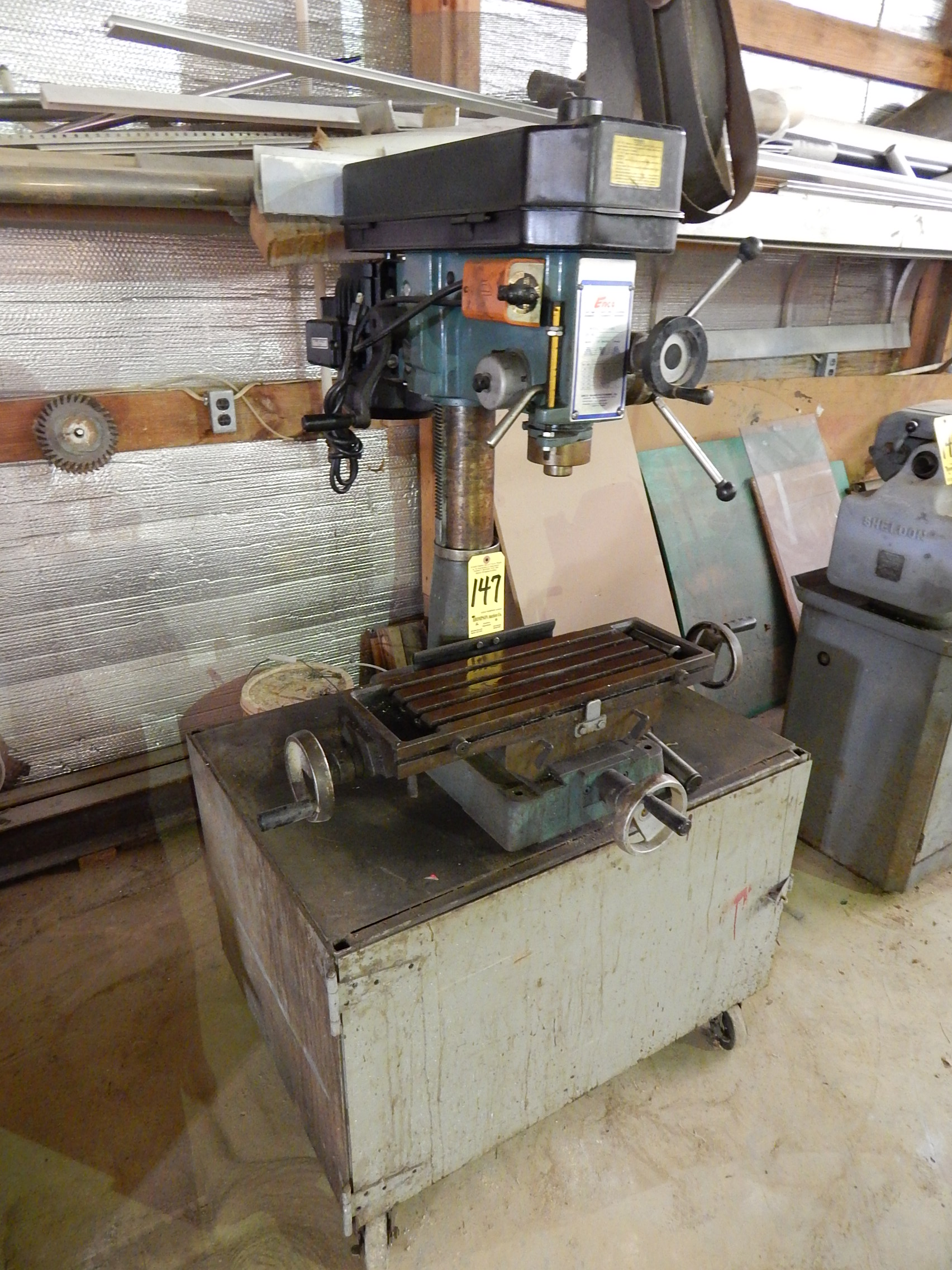 Enco Model 1051100 Milling and Drilling Machine, s/n 946043, 7 1/2" x