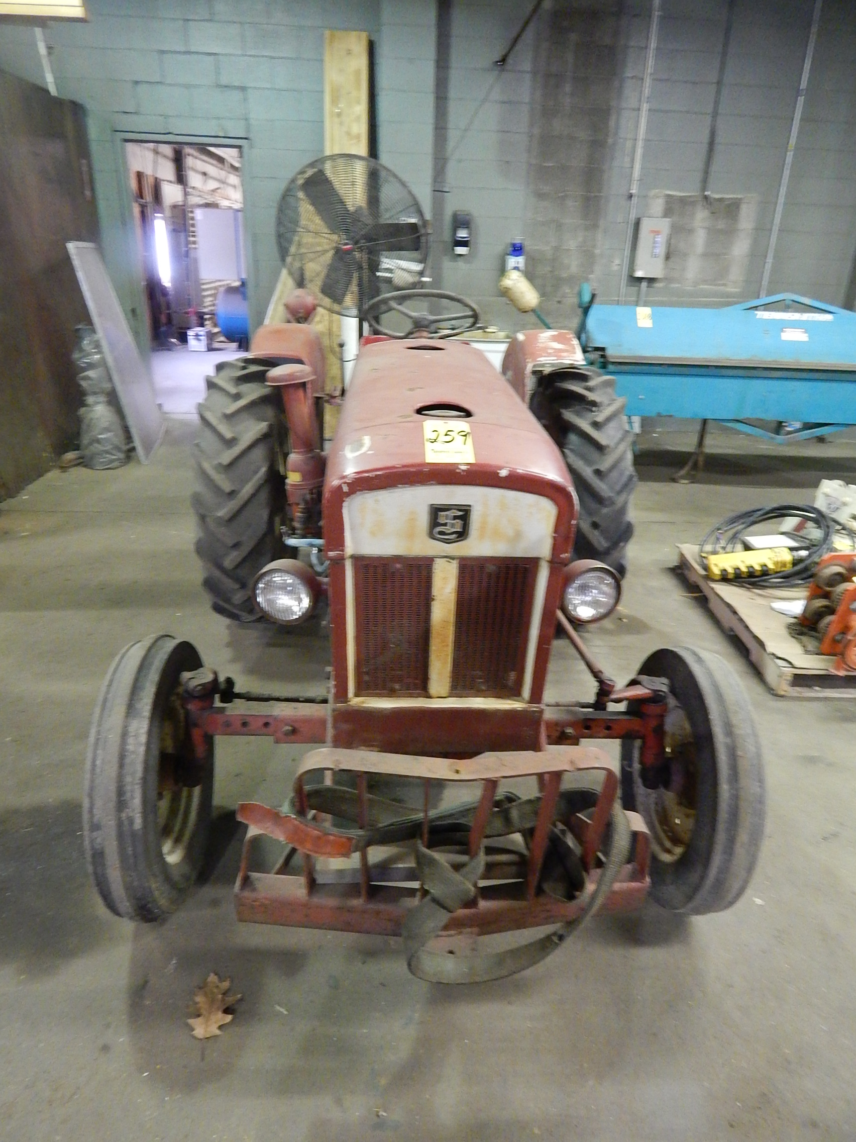 Satoh Model S650G Tractor, 4 Cylinder Gas Engine, 2 WD, 1,004 Hours