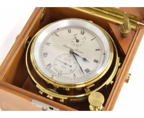 Thomas Mercer Centenary two day marine chronometer, the 4" silvered dial signed Thomas Mercer and inscribed Centenary 1858-19