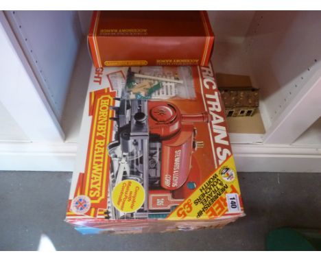 A Hornby OO gauge Industrial Freight set and The World of Thomas the Tank Engine set, plus accessories 