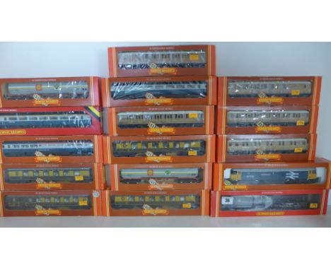 Hornby coaches - 4 x Pullman coaches R 223, 1 x Intercity Mk111 R 426, 1 x Intercity Mk111 Buffet R 427, 1 x BR Mk111 1st cla