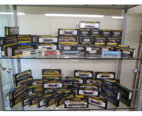 A good selection of N gauge railway rolling stock mostly Graham Farish by Bachmann and nearly all boxed in good condition - a