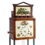 Biedermeier-Flötenuhr mit beweglichen