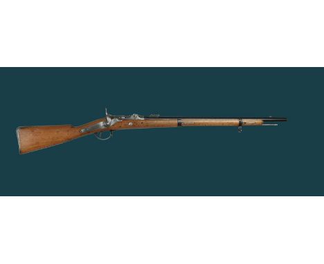 A Belgian 11x50mmR Model 1867 Albini-Braendlin Fortress Artillery rifle, serial number 0189, barrel 26.75 in. with short tang