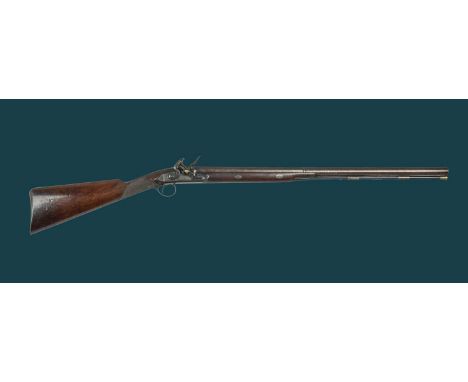 Walker: a 16 bore flintlock sporting gun, two-stage twist barrel 27.75 in., octagonal at the breech giving way to round by wa