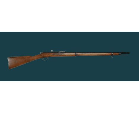 Izhevsk Small Arms Factory: a Russian 10.67x58mmR Model 1870 Berdan II bolt action service rifle, serial number 7342, barrel 