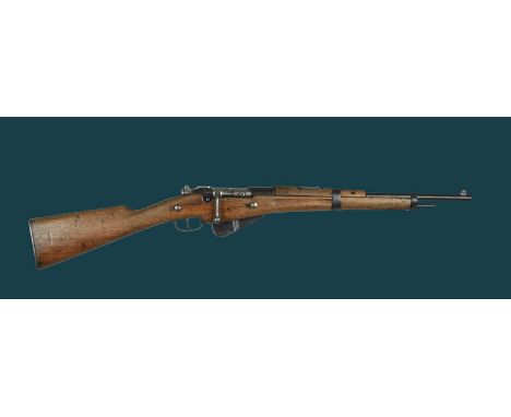  ƑManufacture d'armes de Saint-Étienne: a French 8x51mmR Berthier Model 1892 bolt action service carbine, serial number 54182