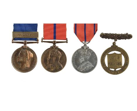 Three Medal to Police Constable C. Murphy, A Division Metropolitan Police: Jubilee (Police) Medal 1887, Metropolitan Police, 