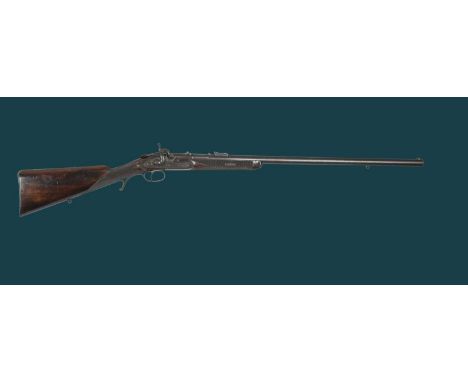 Wiliam Moore &amp; Grey: a scarce 32 bore Mont Storm patent capping breech loading sporting rifle, serial number 827, round b