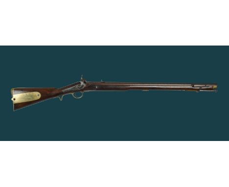 William Parker: a British .704 First Model Brunswick percussion service rifle, browned twist barrel 30 in., back sight with o