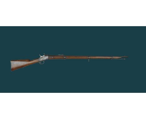 Oviedo Armoury: an 11.4x57mmR 'Reformado' Spanish Remington Model 1889 rolling block service rifle, barrel 37 in. with a retr