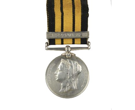 An Ashantee Medal 1873-74 to Quartermaster Patrick McCormick, 2nd Battalion 23rd Foot, clasp: Coomassie (QR. MR. R. MCCORMICK