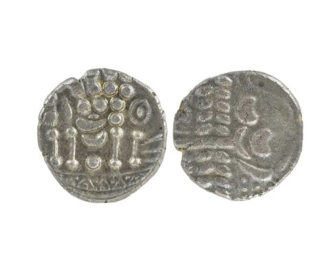 British Celtic coinage: Durotriges, silver stater, Apollo, rev. disjointed horse, 4.78g, very fine.20.14mm