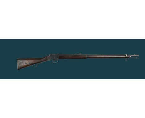A British .577/.450 Martini-Henry Mk IV (Enfield-Martini conversion) service rifle, barrel 33 in., tangent/ladder back sight,