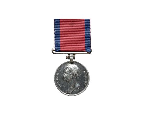A casualty's Waterloo Medal 1815 to Private John Todd, 2nd Battalion 1st Foot Guards (Grenadier Guards), later bar suspension